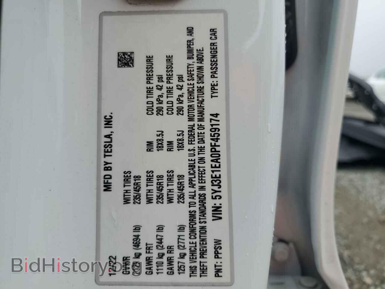 2023 TESLA MODEL 3 - VIN: 5YJ3E1EA0PF459174 - Photo 13