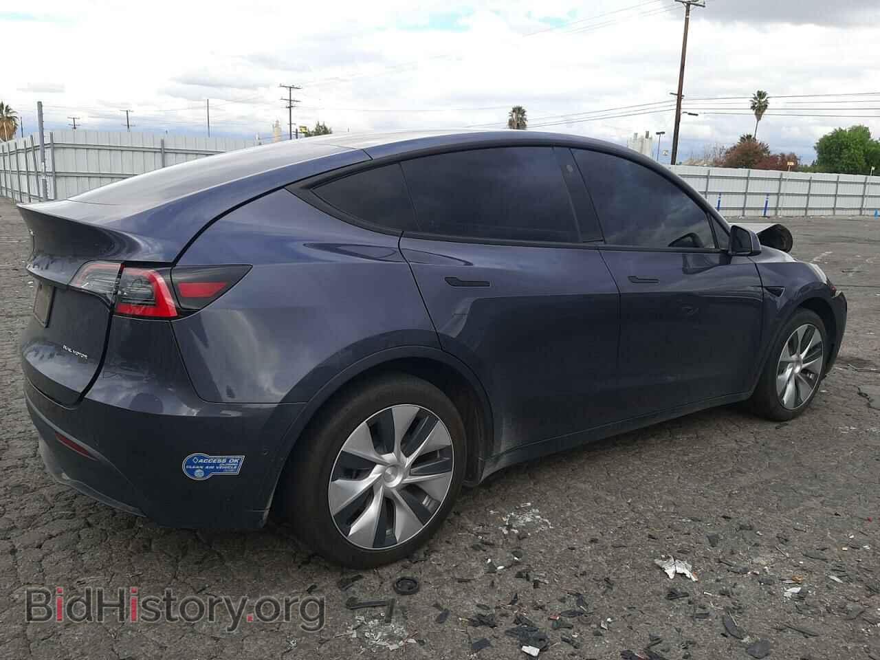 2021 TESLA MODEL Y - VIN: 5YJYGDEE4MF122958 - Фото 3