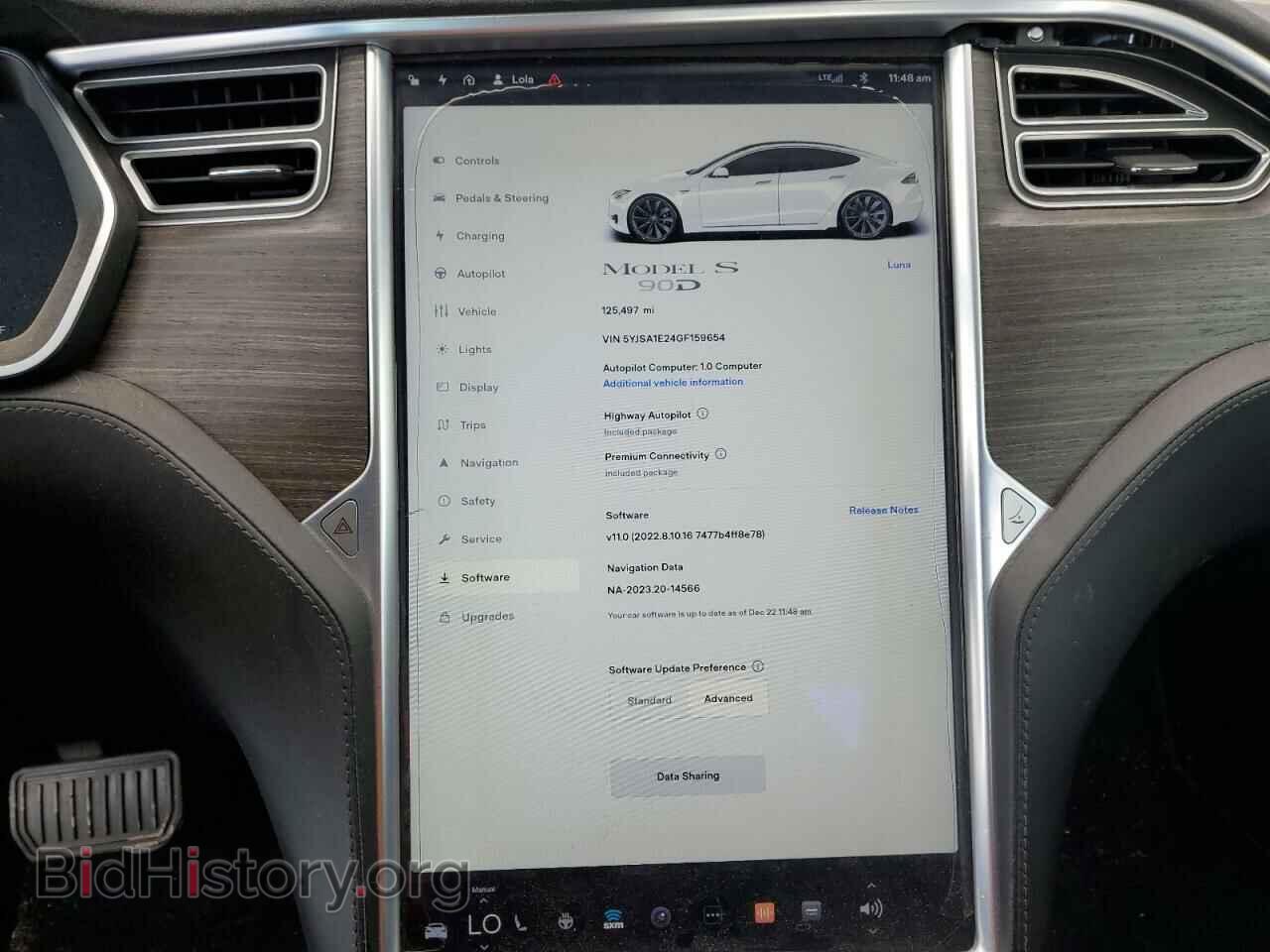 2016 TESLA MODEL S - VIN: 5YJSA1E24GF159654 - Photo 9