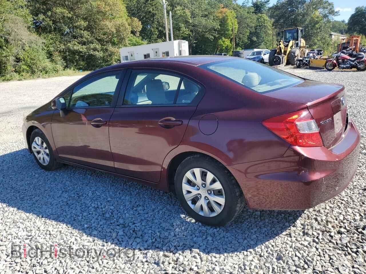 2012 HONDA CIVIC - VIN: 2HGFB2F56CH544121 - Фото 2
