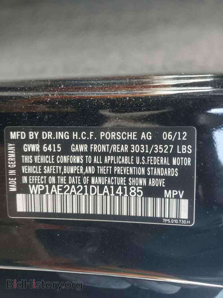 2013 PORSCHE CAYENNE - VIN: WP1AE2A21DLA14185 - Фото 13