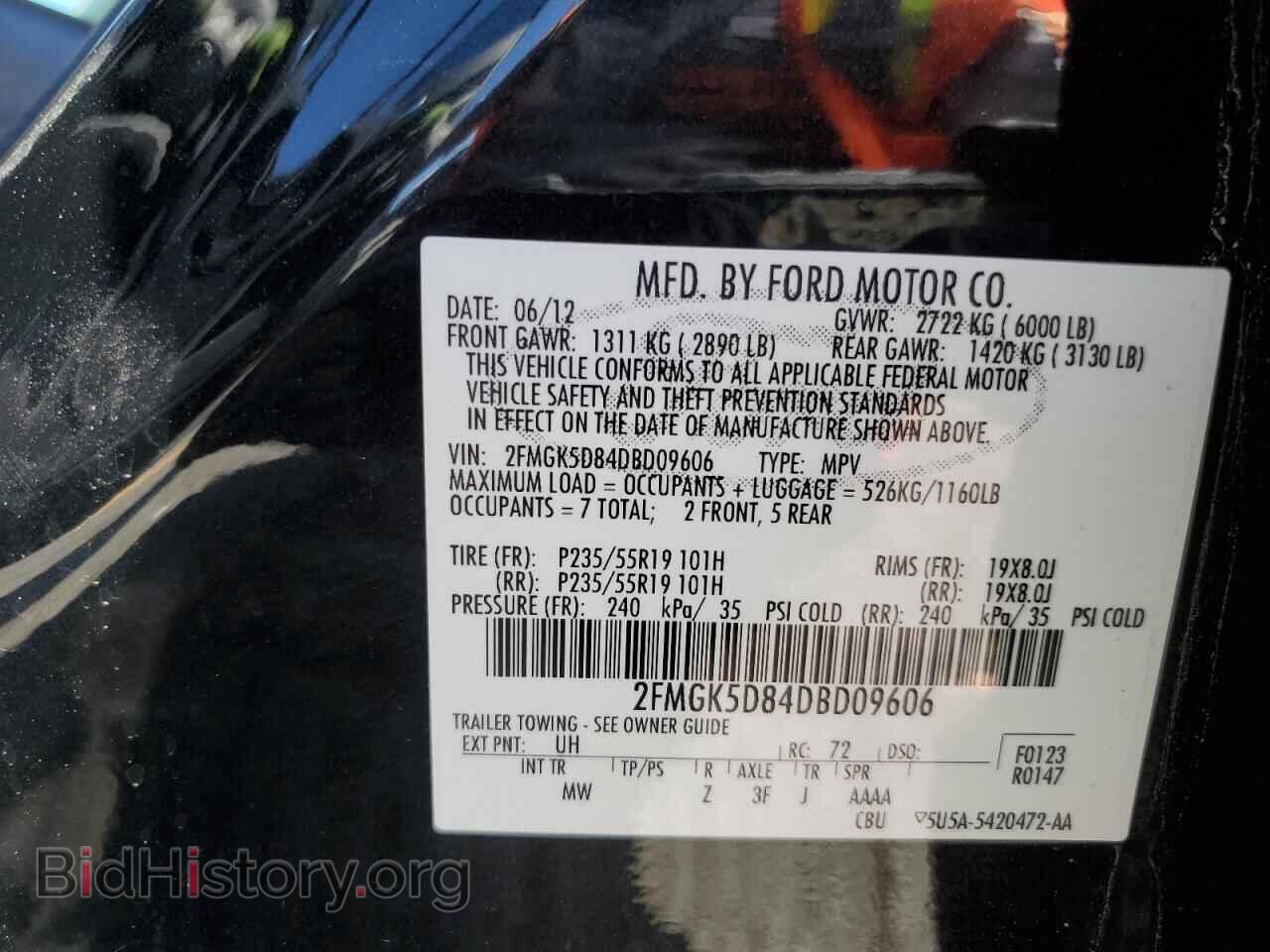 2013 FORD FLEX - VIN: 2FMGK5D84DBD09606 - Photo 13