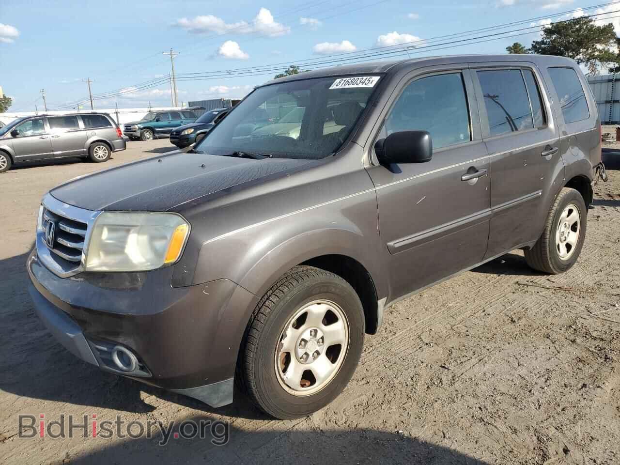 Photo 5FNYF3H23DB044591 - HONDA PILOT 2013