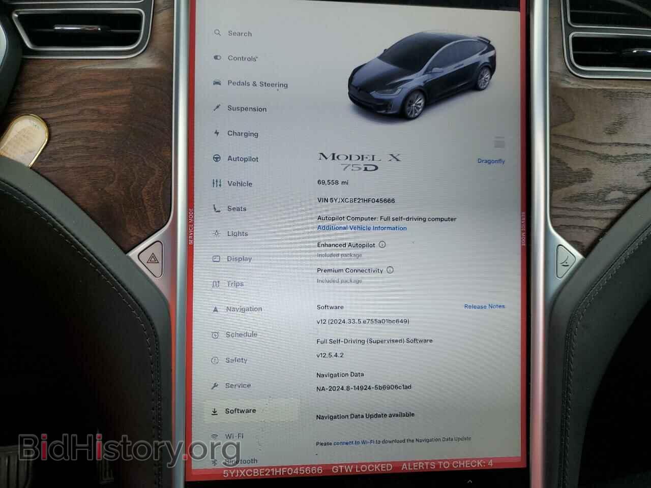 2017 TESLA MODEL X - VIN: 5YJXCBE21HF045666 - Photo 9