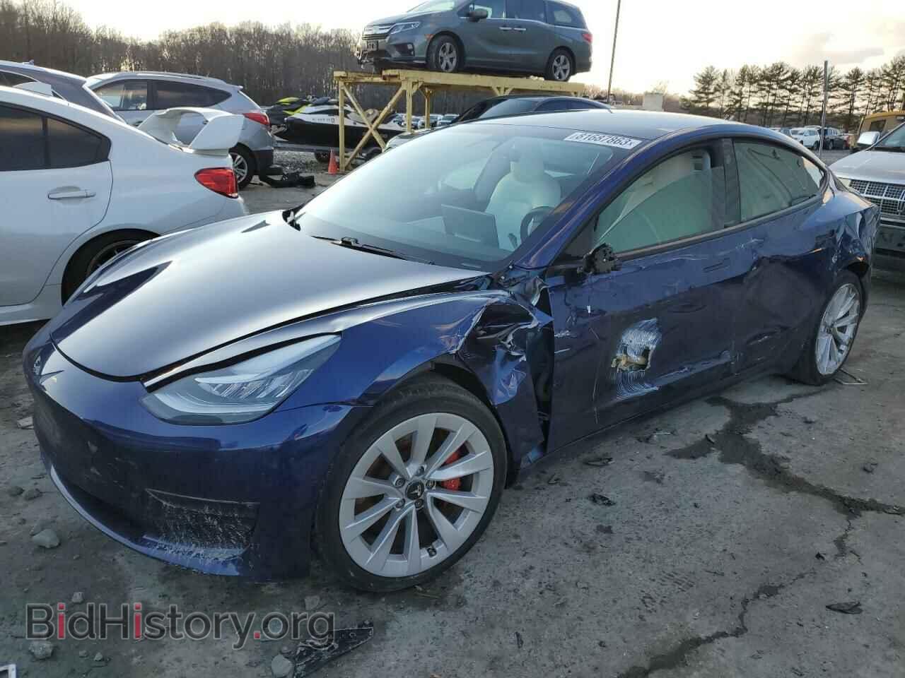 Фотография 5YJ3E1EC7MF849556 - TESLA MODEL 3 2021