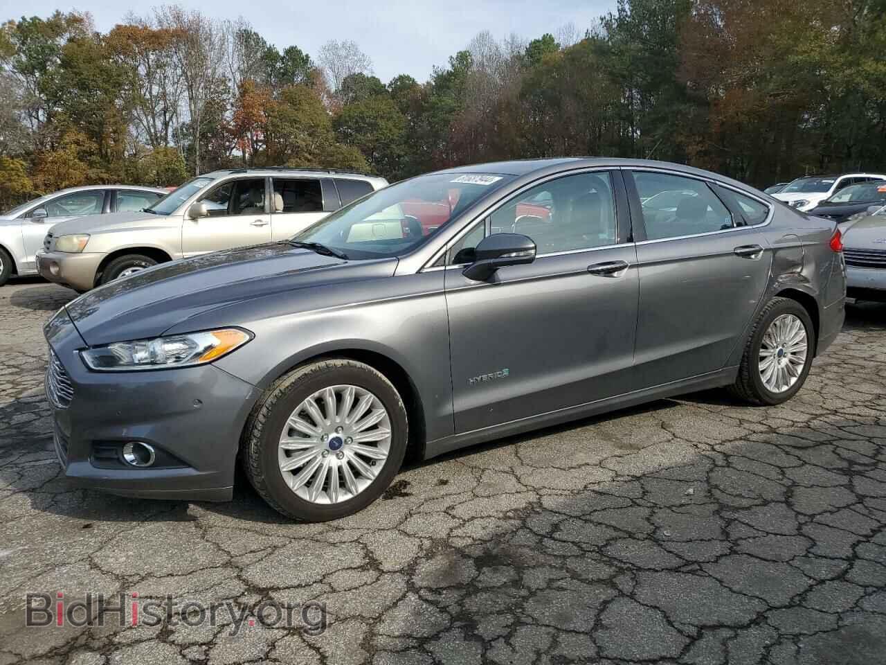 Photo 3FA6P0LU2DR375145 - FORD FUSION 2013