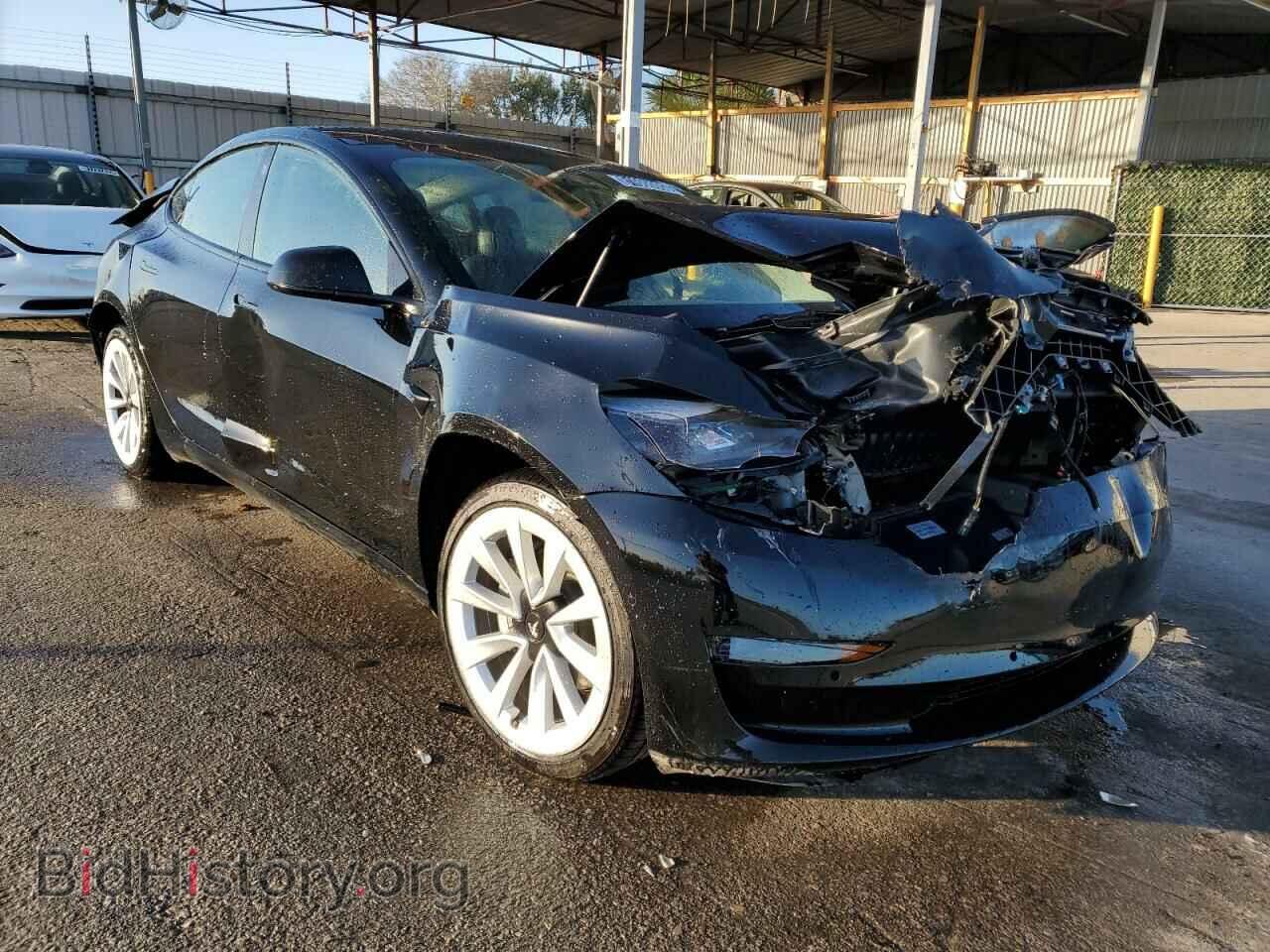 2022 TESLA MODEL 3 - VIN: 5YJ3E1EA0NF371707 - Фото 4