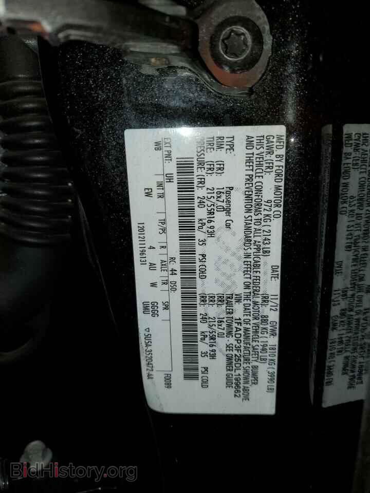 2013 FORD FOCUS - VIN: 1FADP3F25DL199662 - Фото 13