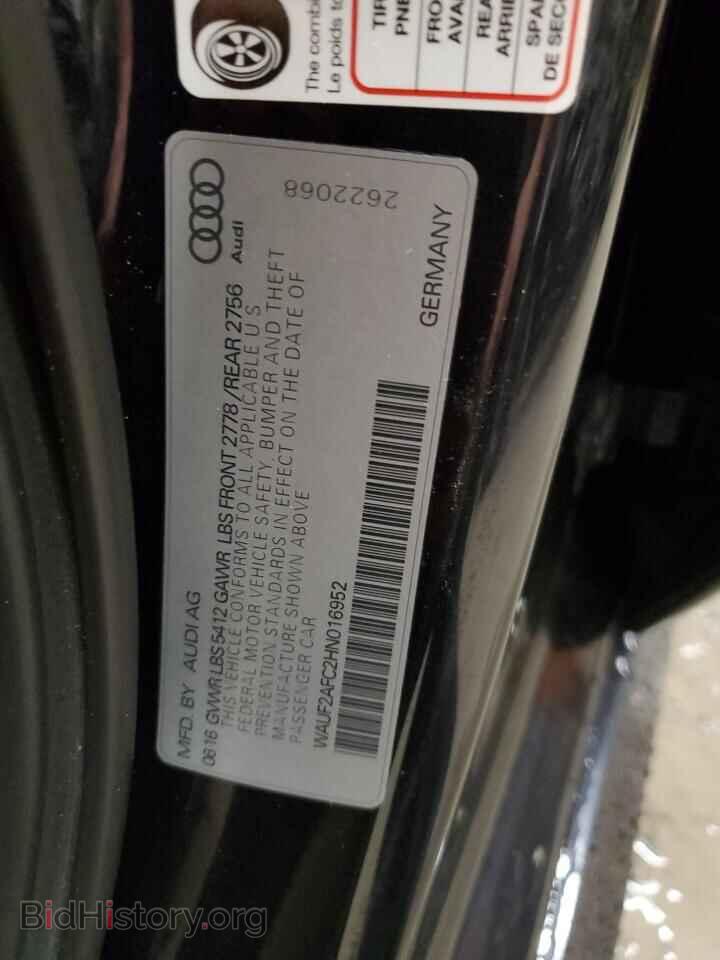 2017 AUDI A6 - VIN: WAUF2AFC2HN016952 - Фото 12