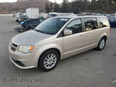 2013 Dodge CARAVAN R/T, beige — VIN 2C4RDGEGXDR733100, Copart
