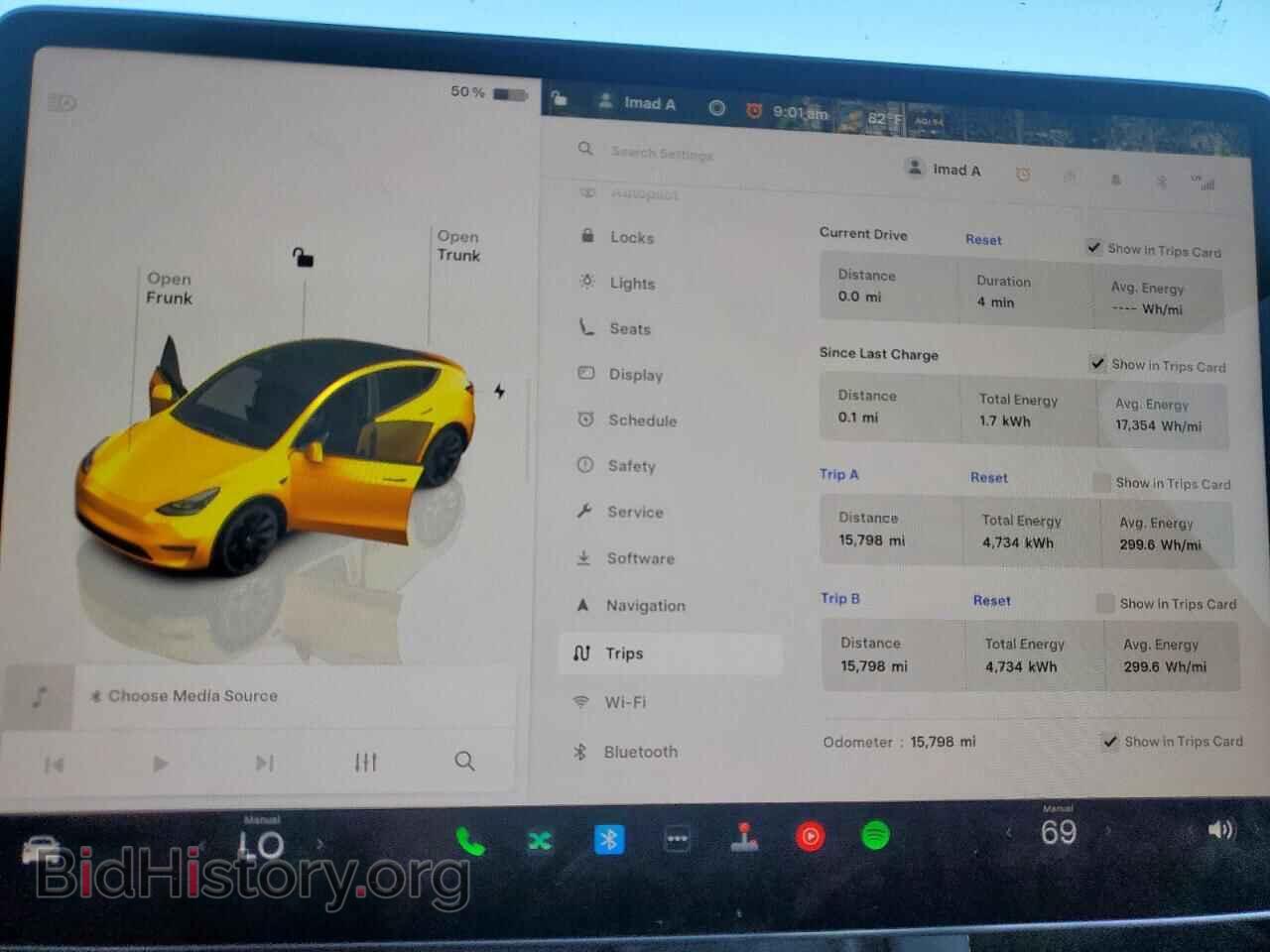 2024 TESLA MODEL Y - VIN: 7SAYGDEE6RA242560 - Фото 9