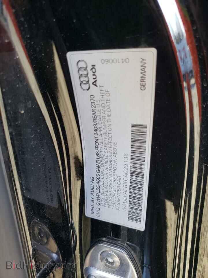 2012 AUDI A5 - VIN: WAULFAFRXCA029136 - Photo 12
