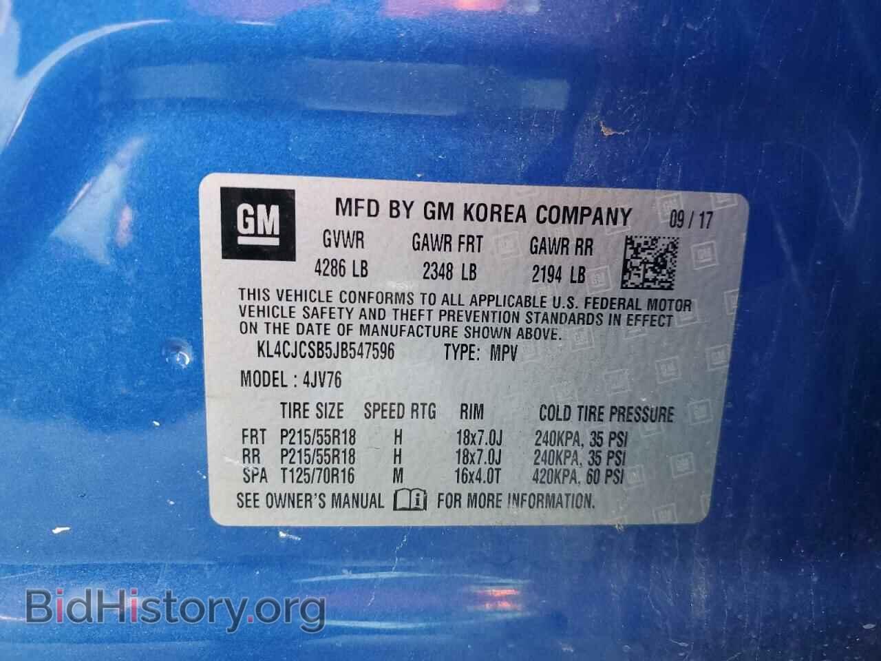 2018 BUICK ENCORE - VIN: KL4CJCSB5JB547596 - Photo 12