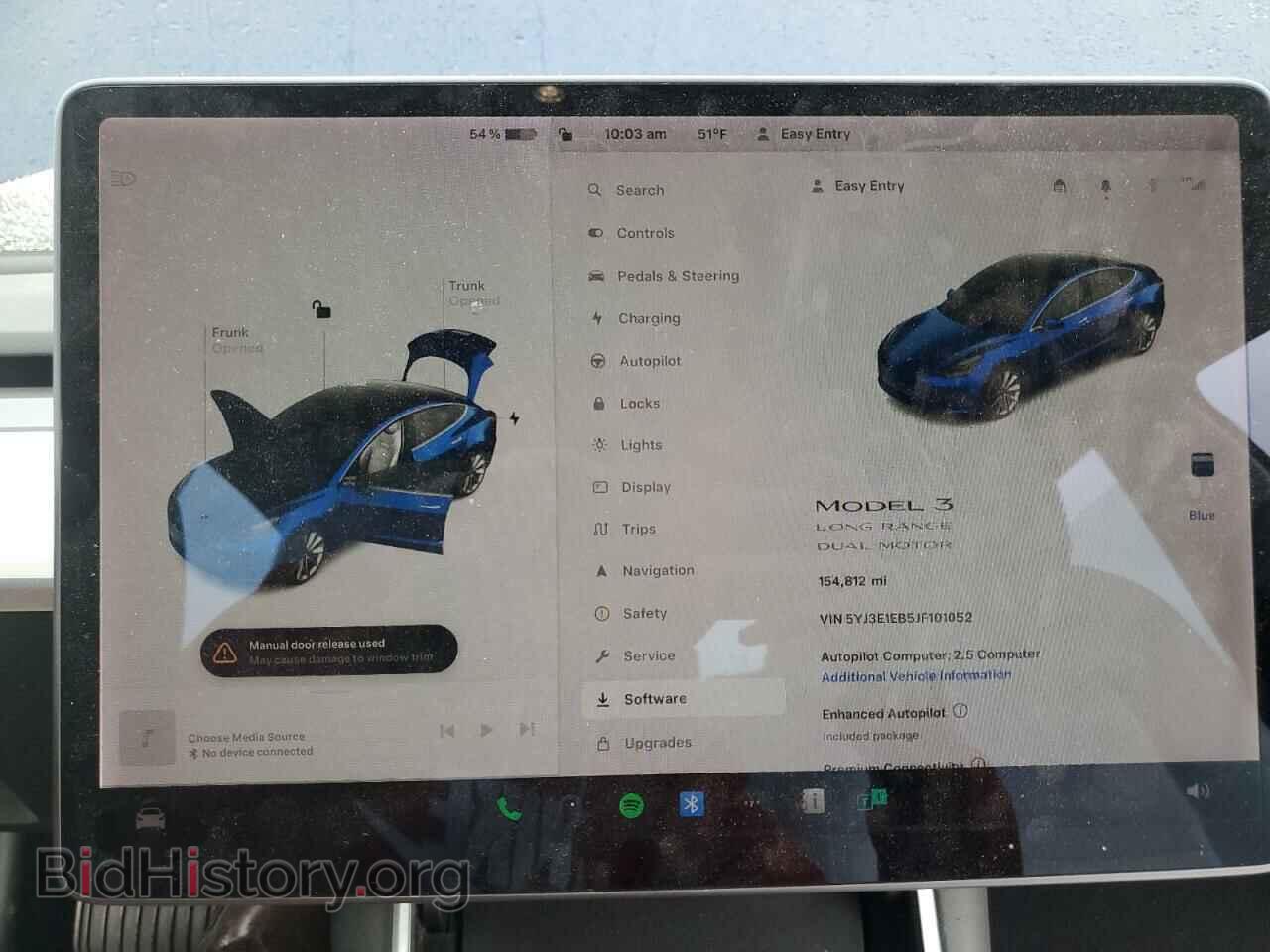 2018 TESLA MODEL 3 - VIN: 5YJ3E1EB5JF101052 - Фото 9
