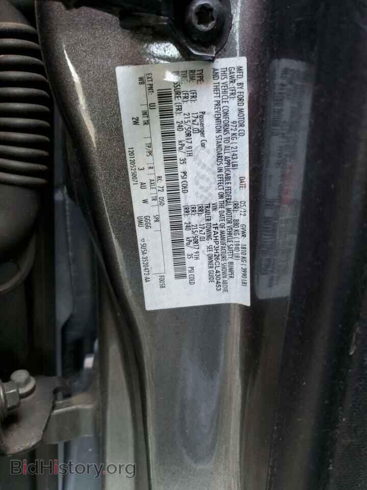 2012 FORD FOCUS - VIN: 1FAHP3H26CL430453 - Photo 12