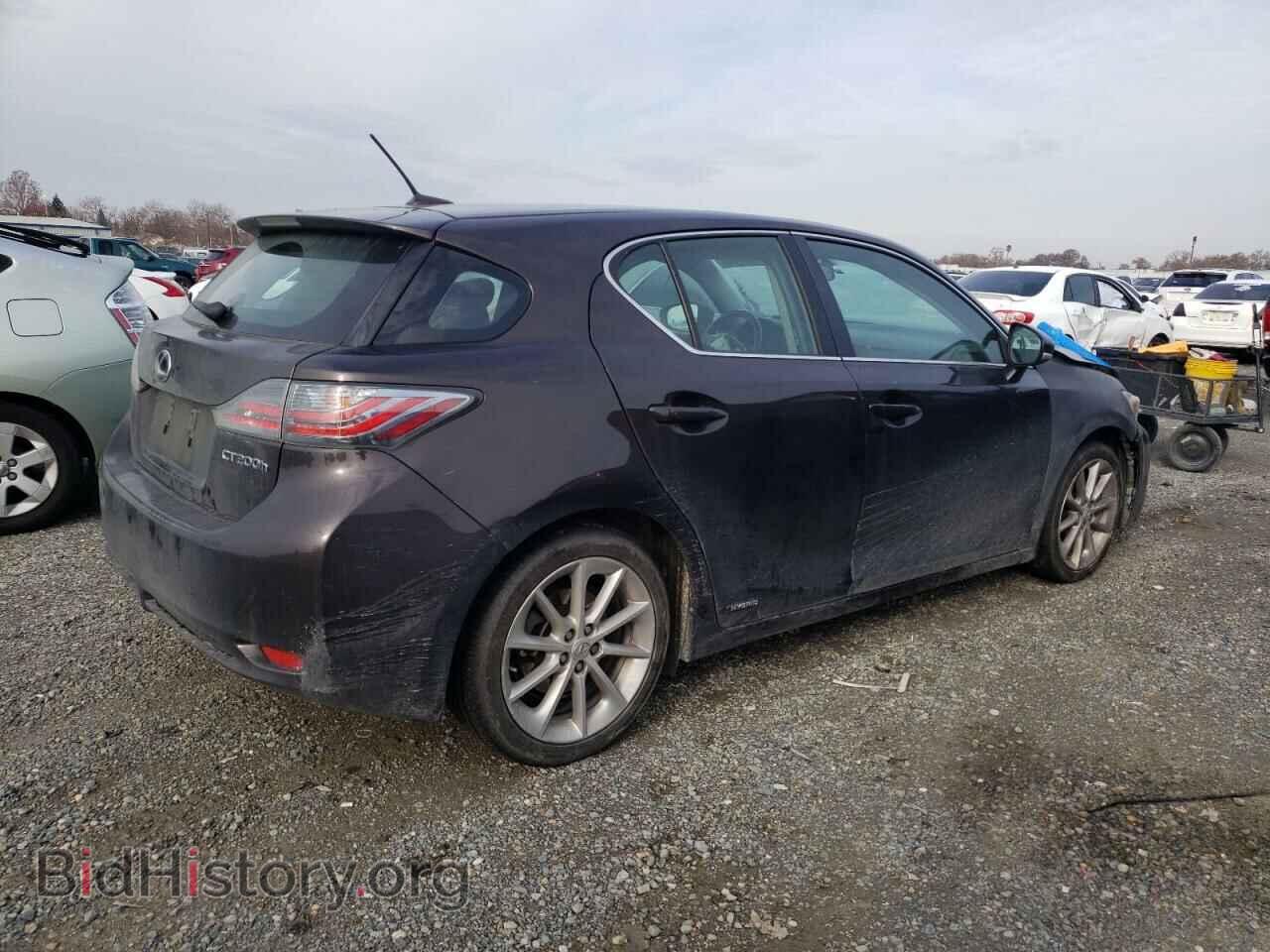 2011 LEXUS CT 200 - VIN: JTHKD5BH5B2018657 - Фото 3