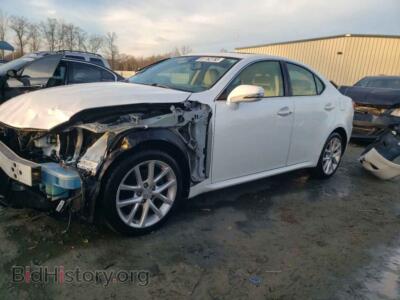 2012 Lexus IS 250, белый — VIN JTHCF5C28C5054562, Copart