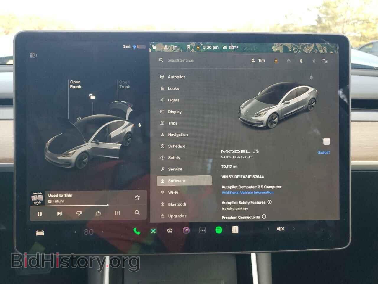 2018 TESLA MODEL 3 - VIN: 5YJ3E1EA3JF157644 - Photo 9