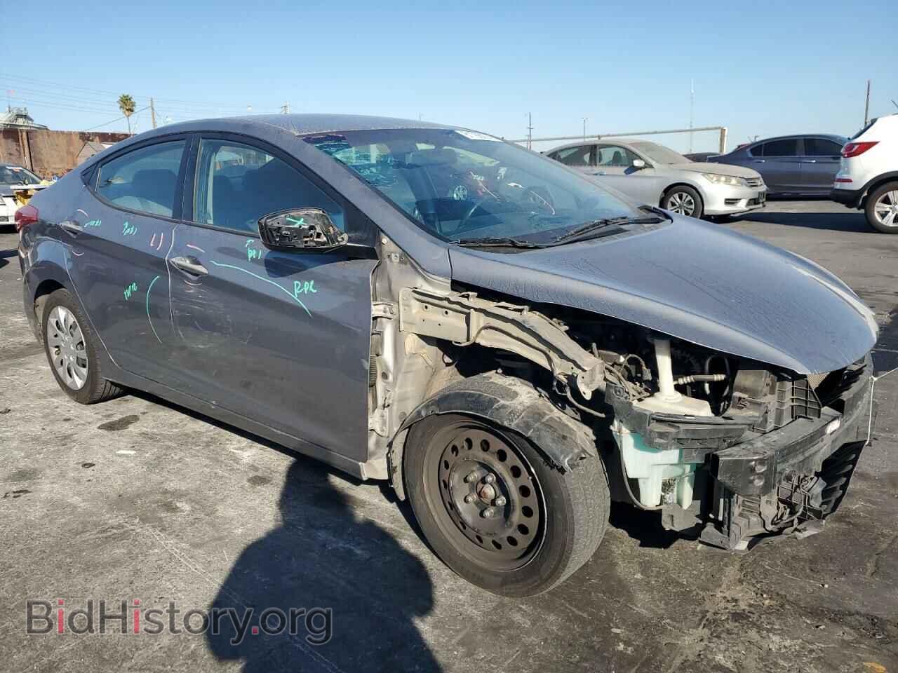 2012 HYUNDAI ELANTRA - VIN: KMHDH4AE3CU447166 - Фото 4