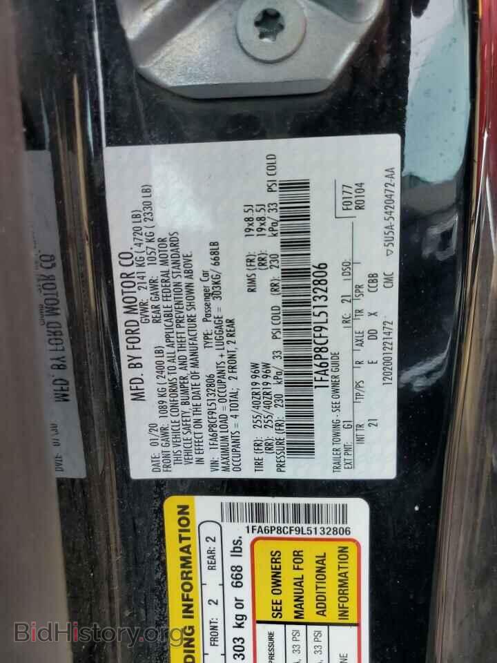 2020 FORD MUSTANG - VIN: 1FA6P8CF9L5132806 - Фото 12