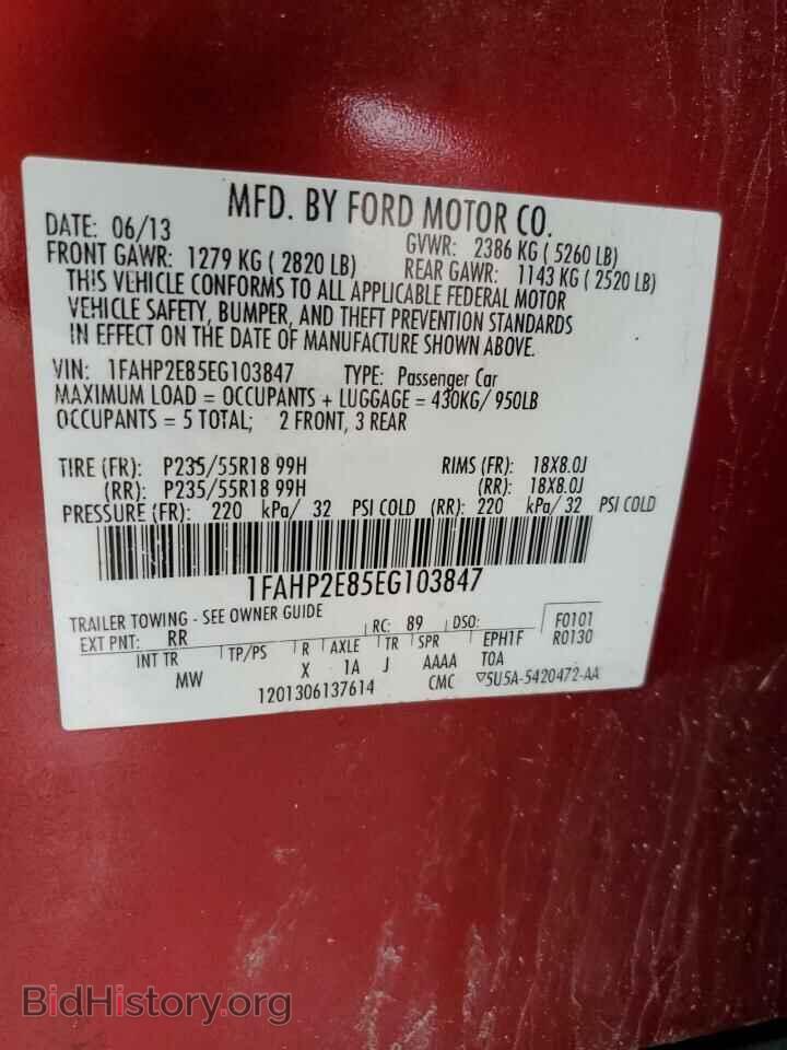 2014 FORD TAURUS - VIN: 1FAHP2E85EG103847 - Photo 12