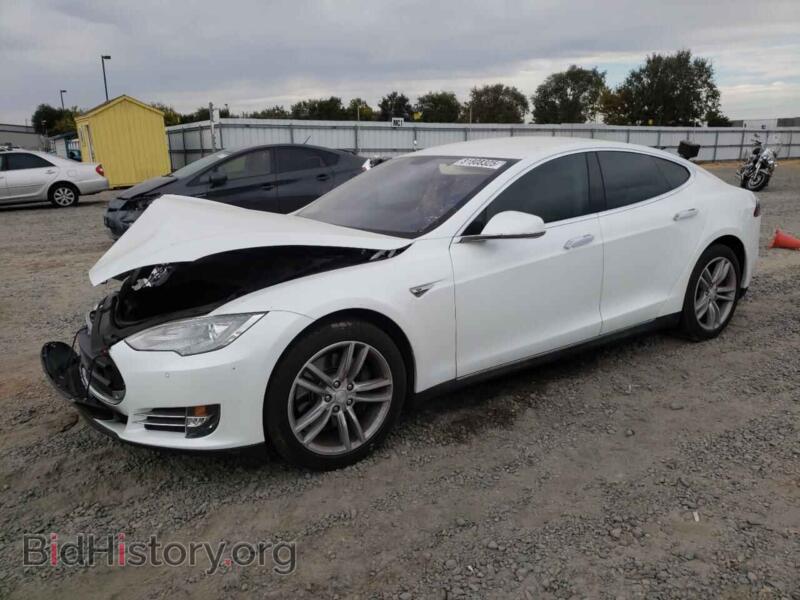 2013 Tesla MODEL S (VIN 5YJSA1DN9DFP21927) — фото 1 из 12, Copart, повреждение: передняя часть