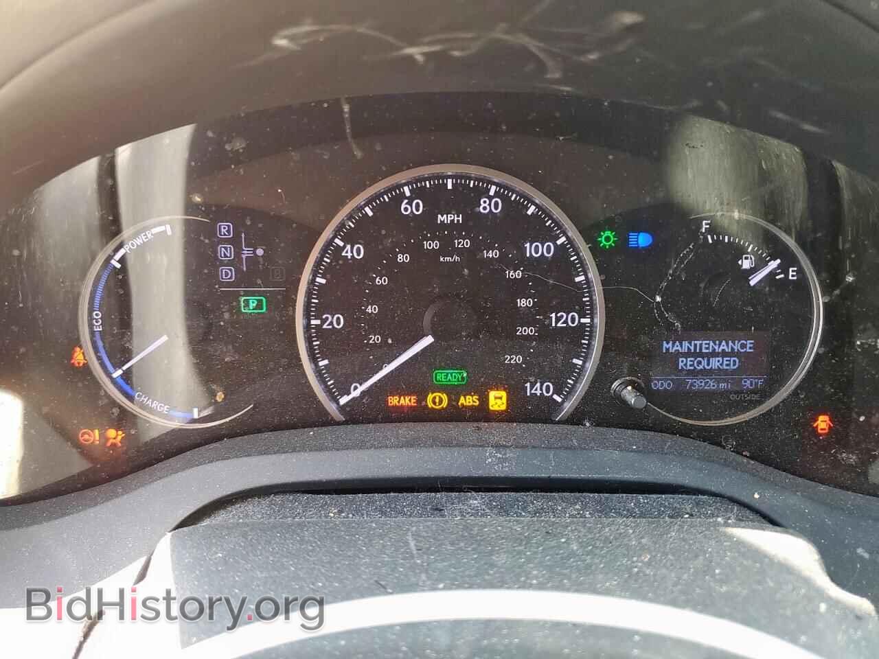 2013 LEXUS CT 200 - VIN: JTHKD5BH6D2126207 - Фото 9