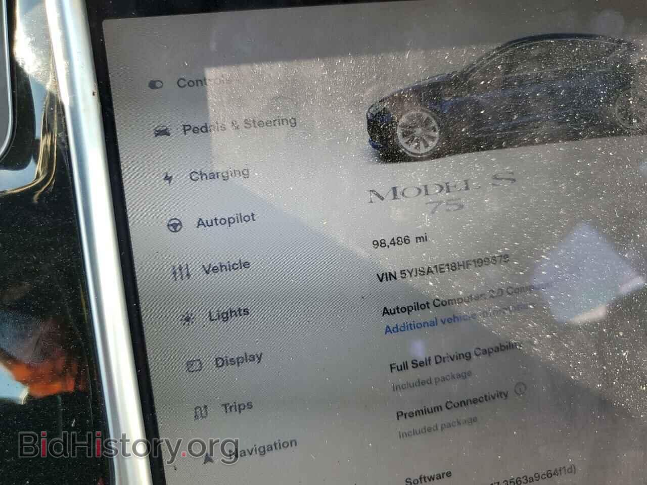 2017 TESLA MODEL S - VIN: 5YJSA1E18HF199678 - Photo 9