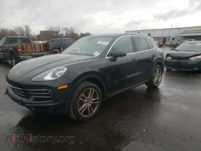 2020 Porsche CAYENNE, black — VIN WP1AA2AY0LDA08922, Copart