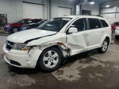 2010 Dodge JOURNEY SXT, белый — VIN 3D4PG5FVXAT244837, Copart