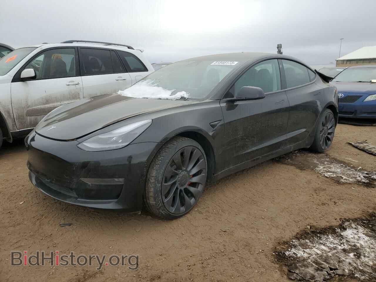 Фотография 5YJ3E1EC1MF060352 - TESLA MODEL 3 2021