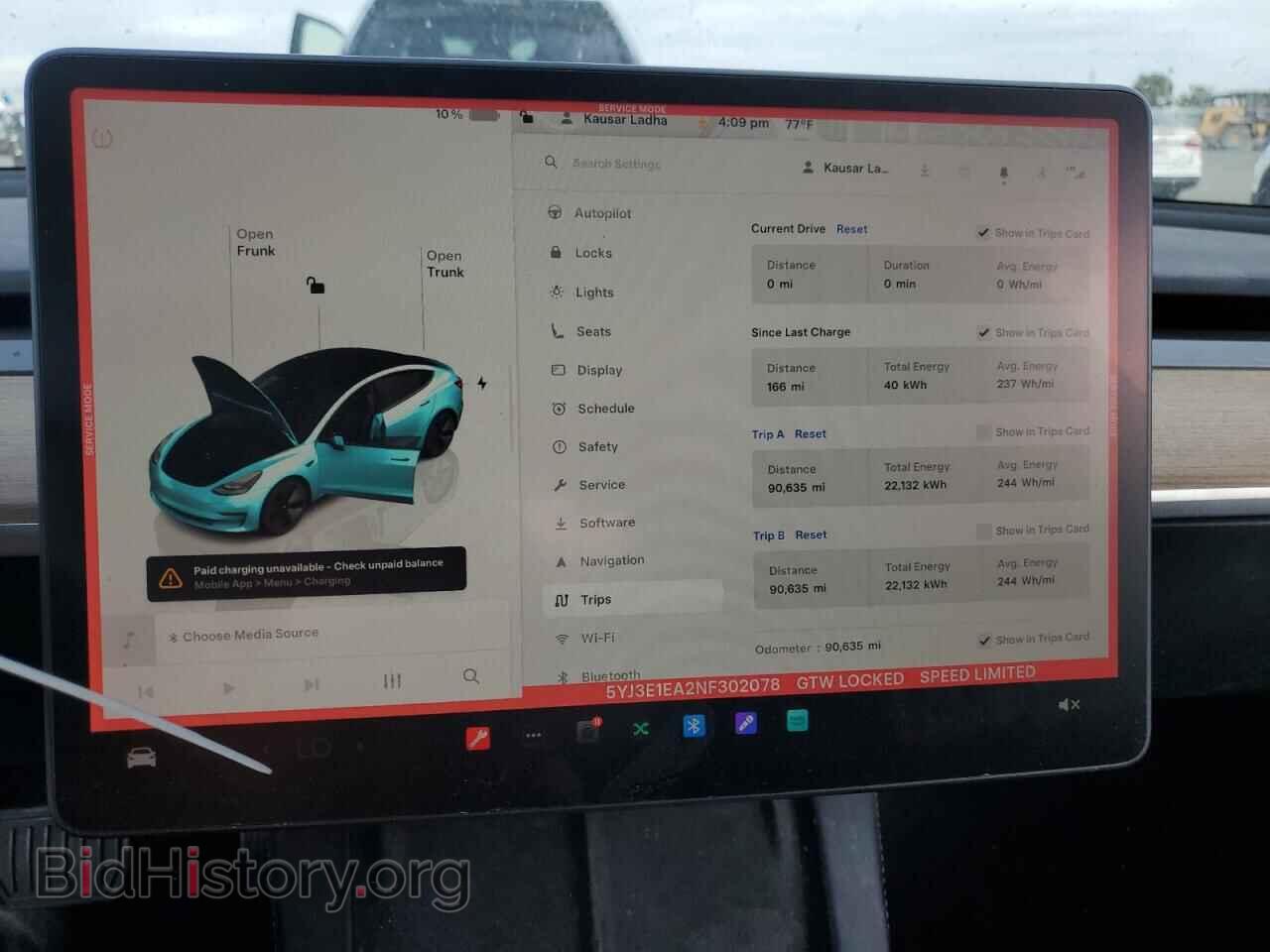 2022 TESLA MODEL 3 - VIN: 5YJ3E1EA2NF302078 - Photo 9