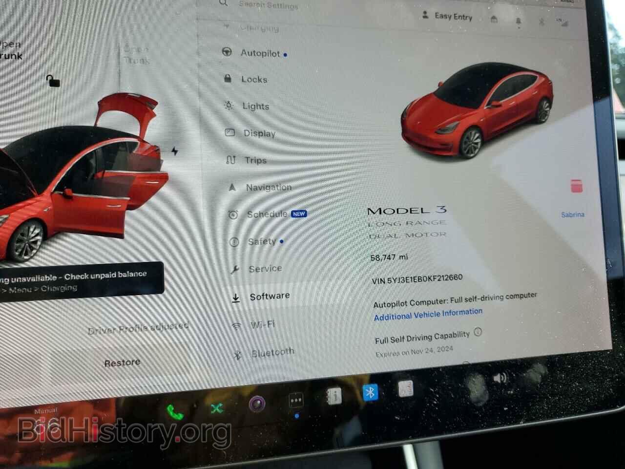 2019 TESLA MODEL 3 - VIN: 5YJ3E1EB0KF212660 - Фото 9