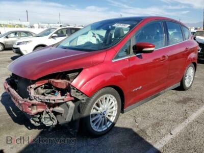 2013 Ford CMAX SEL, red — VIN 1FADP5BU7DL528350, Copart
