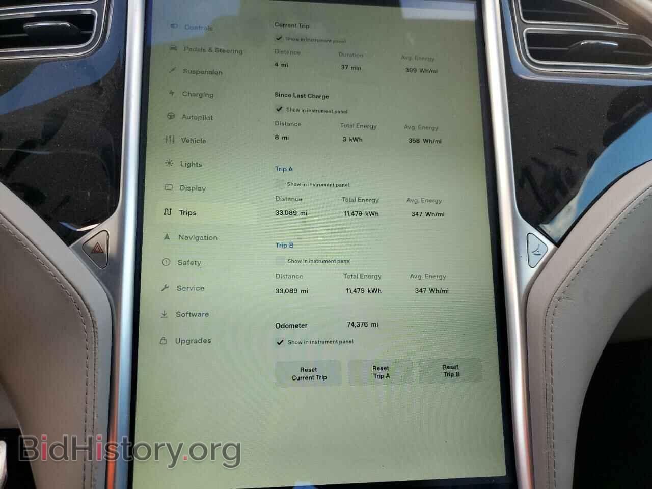 2015 TESLA MODEL S - VIN: 5YJSA1E40FF110998 - Фото 9