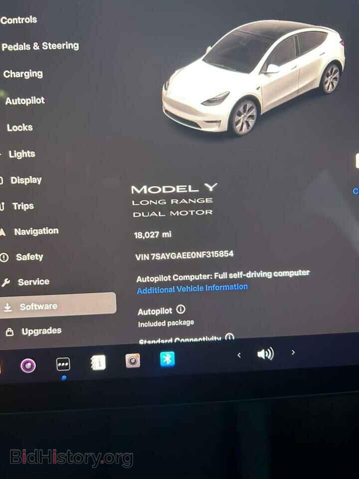 2022 TESLA MODEL Y - VIN: 7SAYGAEE0NF315854 - Фото 8
