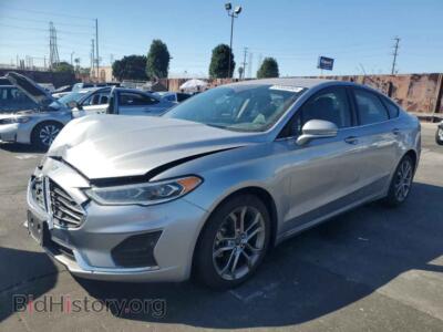 2020 Ford FUSION SEL, silver — VIN 3FA6P0CD6LR175447, Copart