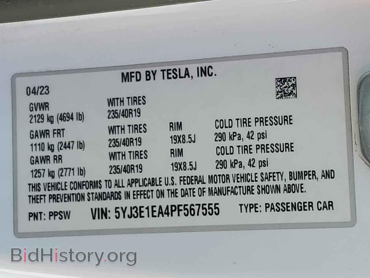 2023 TESLA MODEL 3 - VIN: 5YJ3E1EA4PF567555 - Photo 13