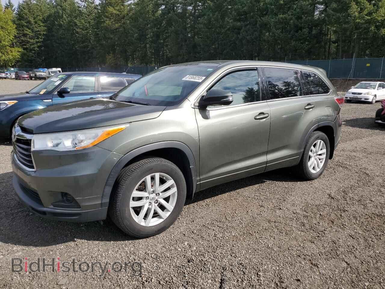 Фотография 5TDBKRFH0ES027157 - TOYOTA HIGHLANDER 2014