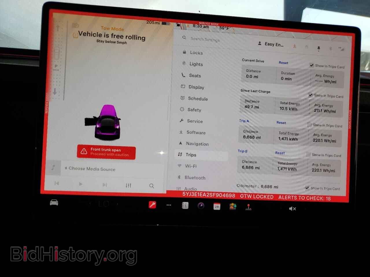 2025 TESLA MODEL 3 - VIN: 5YJ3E1EA2SF904698 - Photo 9