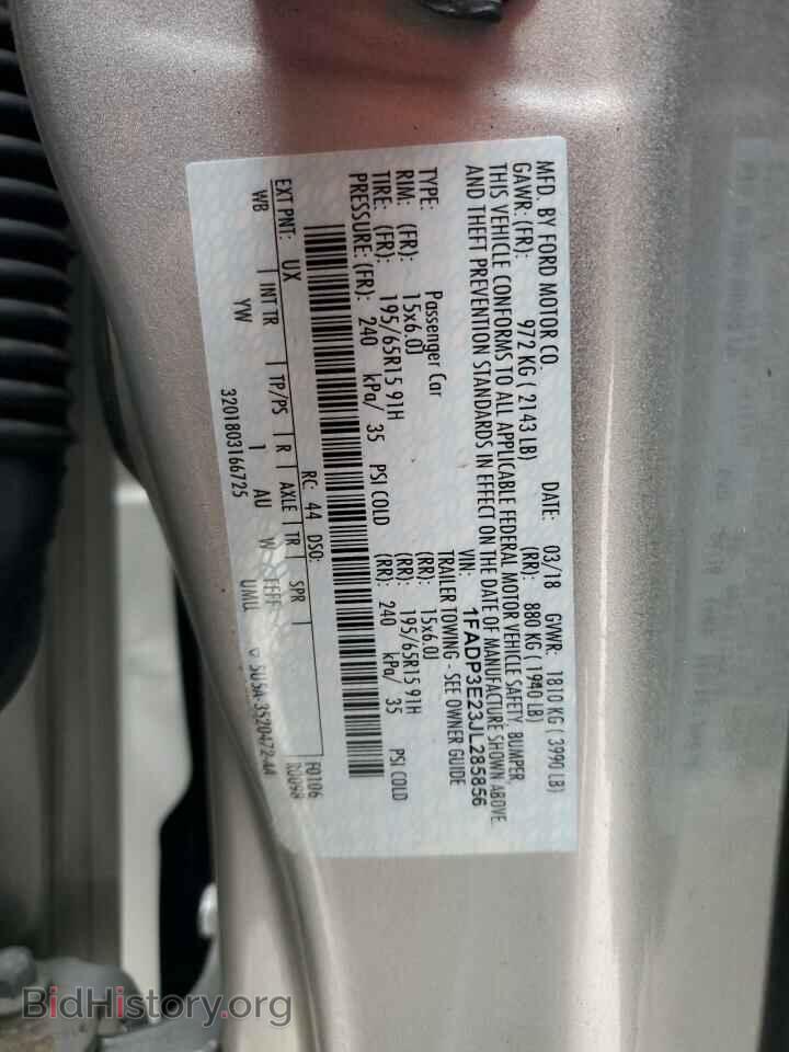 2018 FORD FOCUS - VIN: 1FADP3E23JL285856 - Photo 13