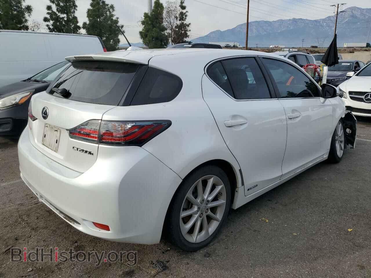 2012 LEXUS CT 200 - VIN: JTHKD5BH6C2078884 - Фото 3