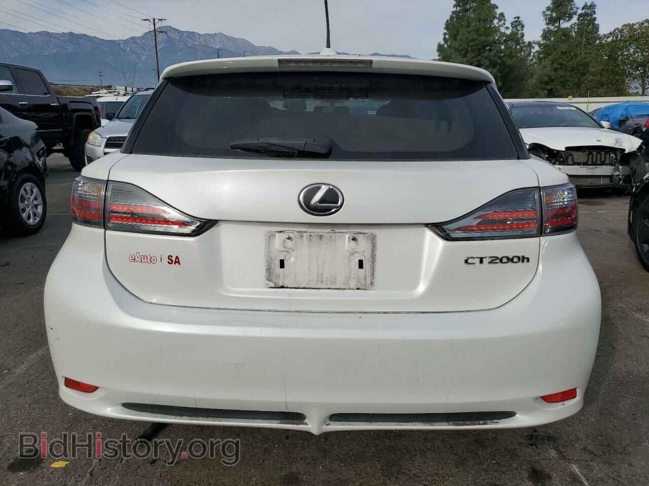 2012 LEXUS CT 200 - VIN: JTHKD5BH6C2078884 - Фото 6