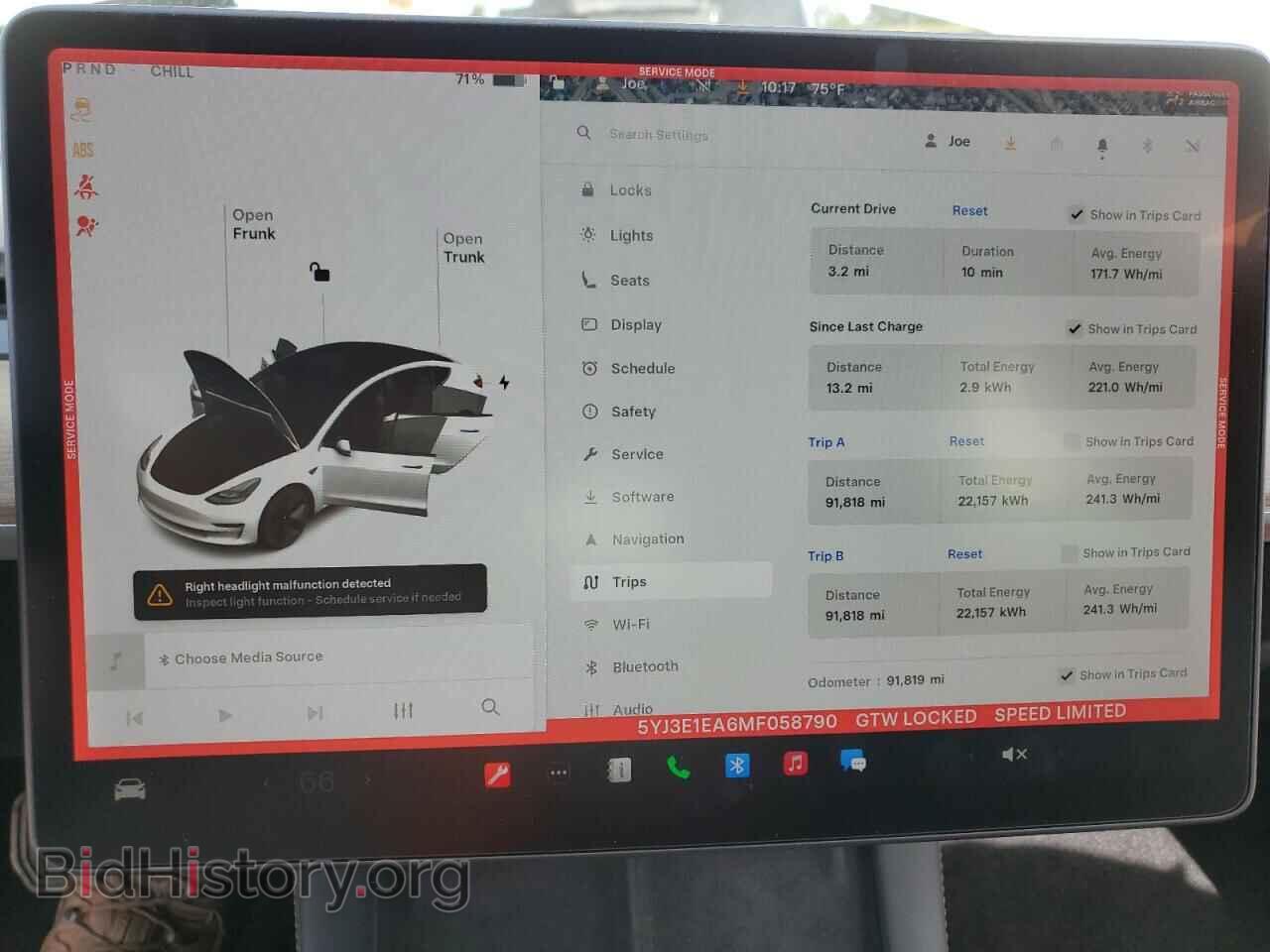 2021 TESLA MODEL 3 - VIN: 5YJ3E1EA6MF058790 - Photo 9
