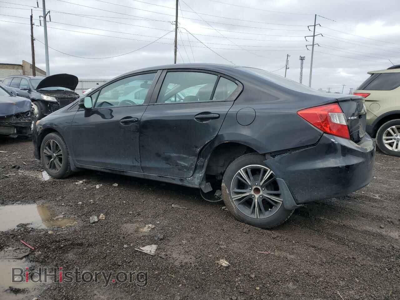 2012 HONDA CIVIC - VIN: 2HGFB2F5XCH301962 - Фото 2