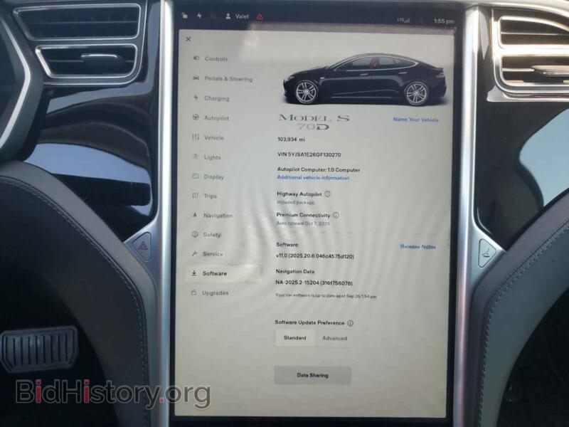 2016 Tesla MODEL S (VIN 5YJSA1E26GF130270) — фото 9 из 12