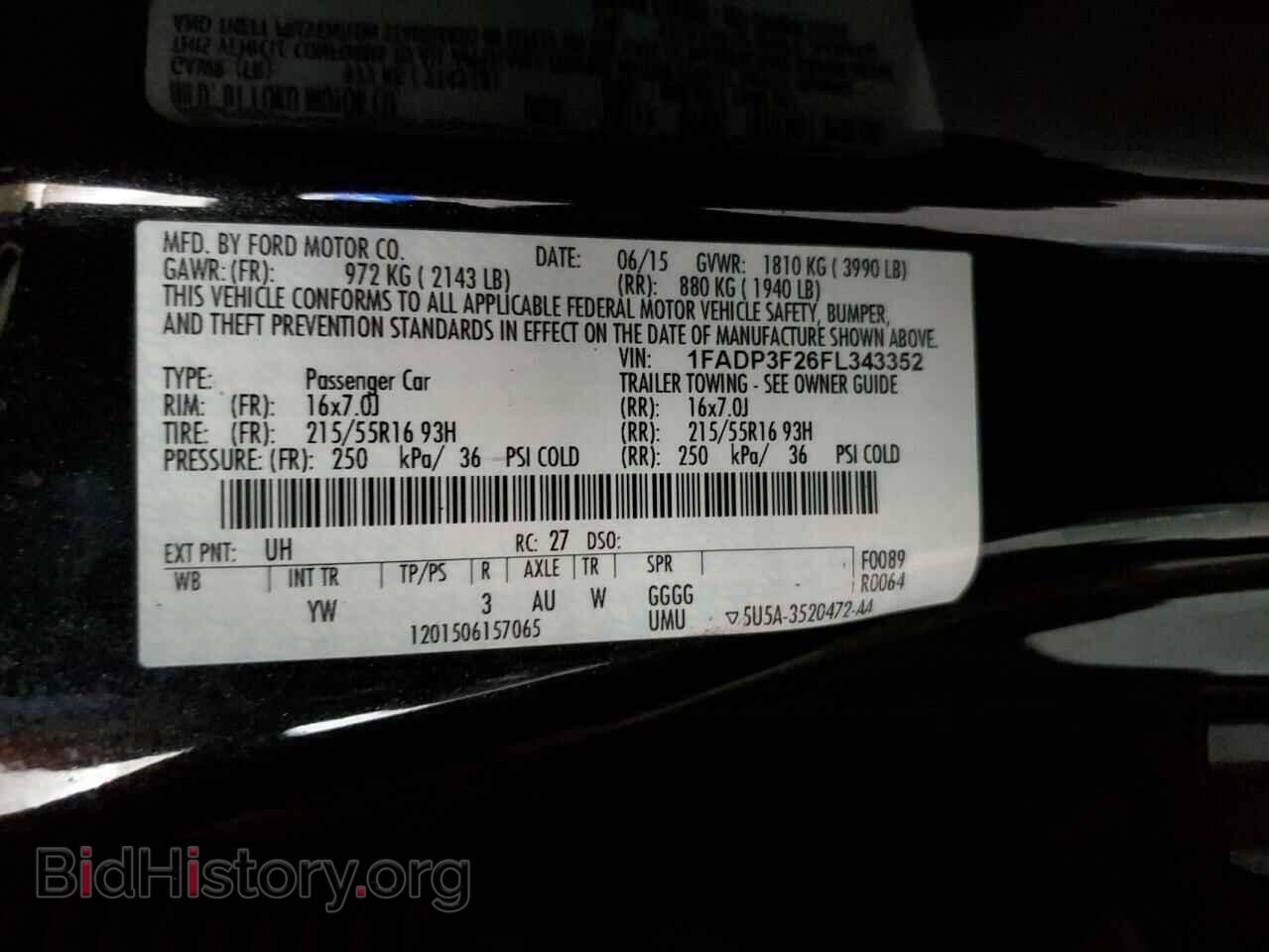 2015 FORD FOCUS - VIN: 1FADP3F26FL343352 - Photo 12