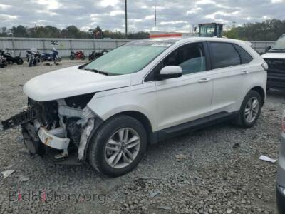 2016 Ford EDGE SEL, белый — VIN 2FMPK4J87GBB09094, Copart