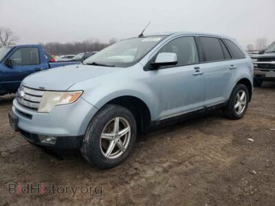 2008 Ford EDGE Edge SEL, blue — VIN 2FMDK48C58BA90186, Copart
