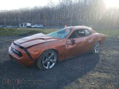 2011 Dodge CHALLENGER, orange — VIN 2B3CJ4DG8BH561670, Copart